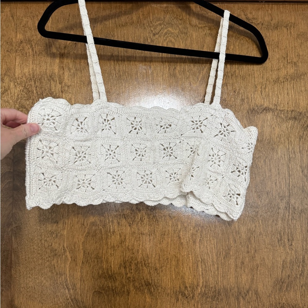 BP Cream Knit crop top
